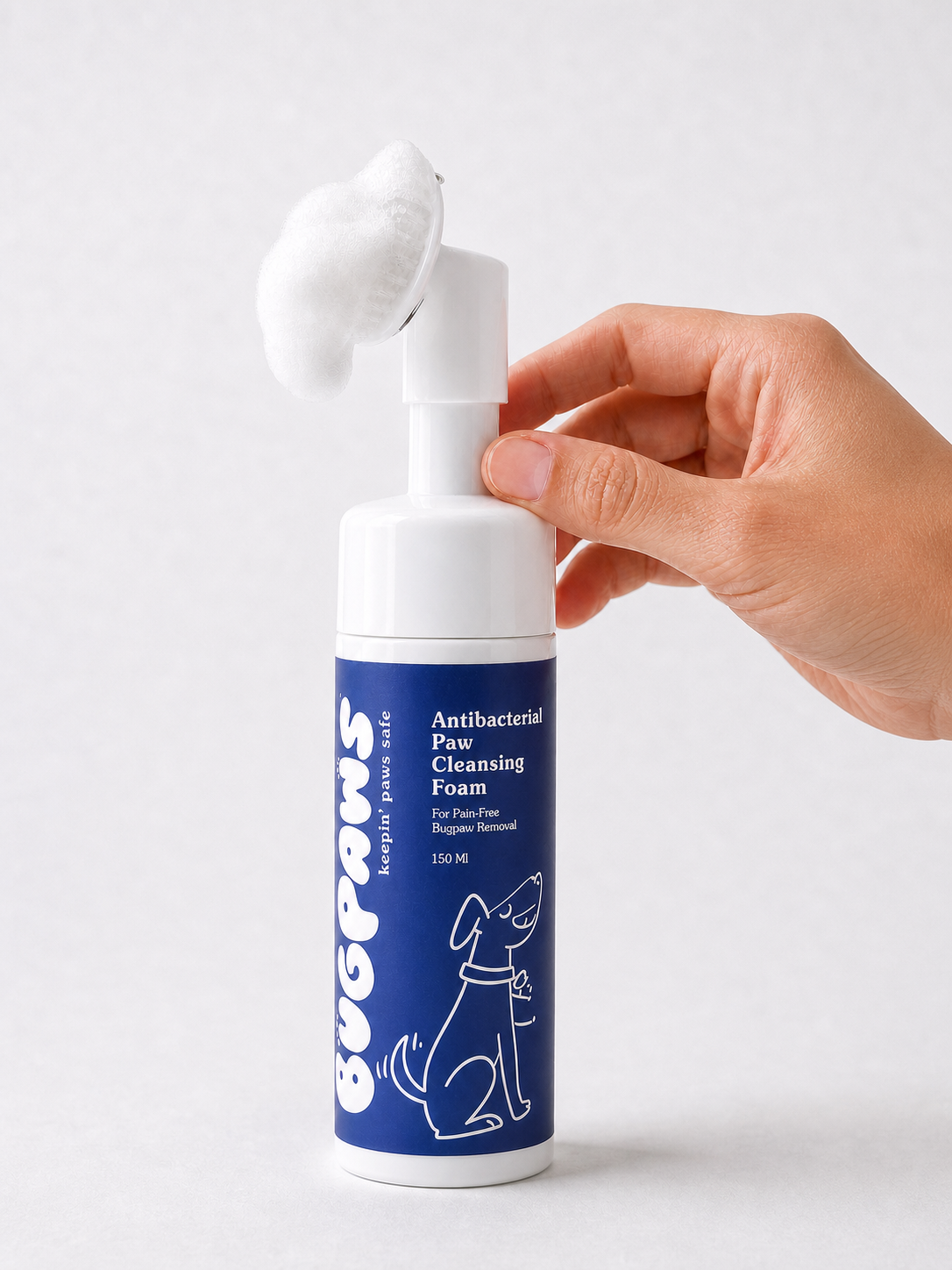 Bugpaws™ Antibacterial Paw Cleansing Foam